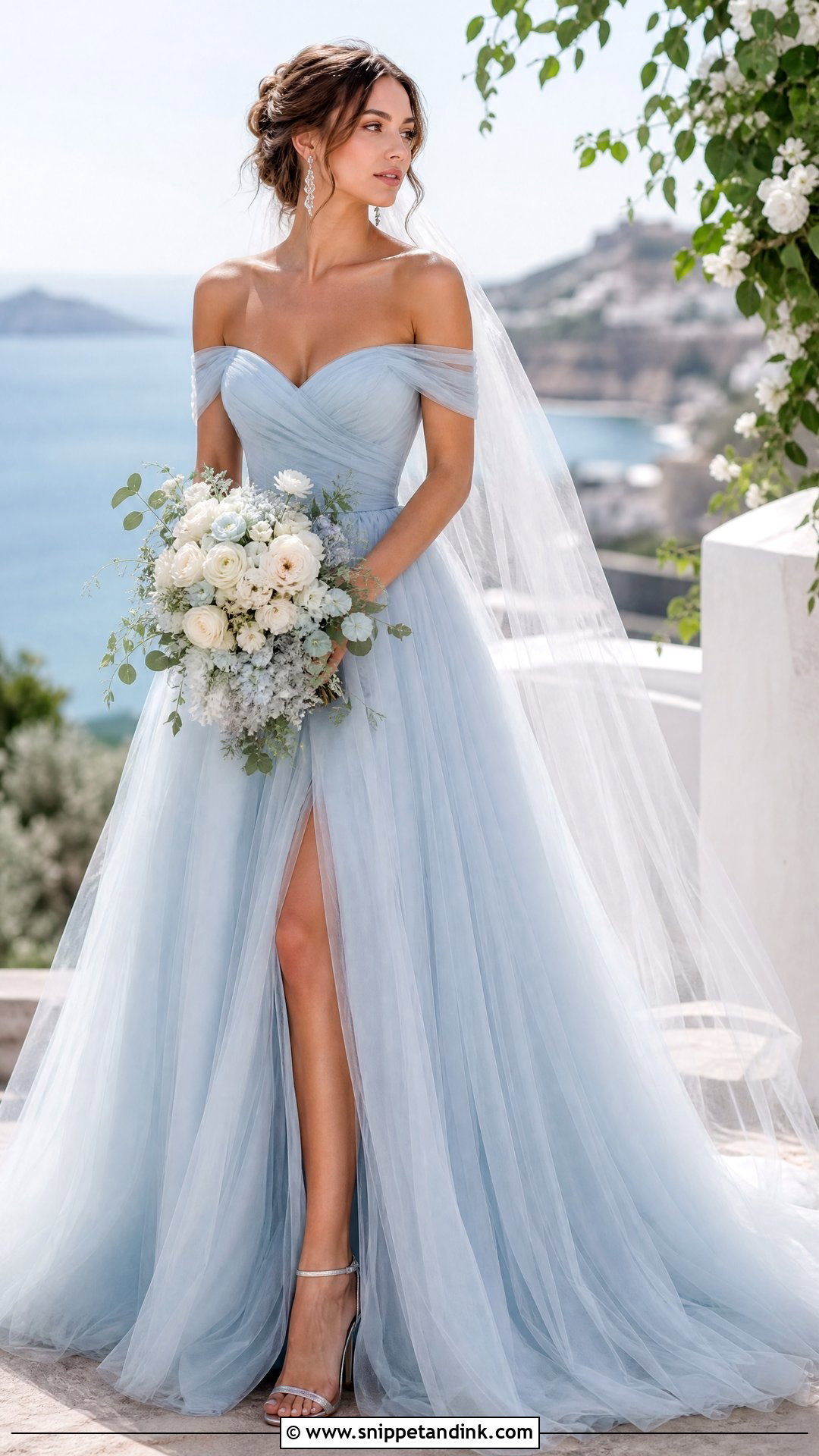 Blue Wedding Dress - Snippet and Ink - 25 Wedding Dress Unique Ideas