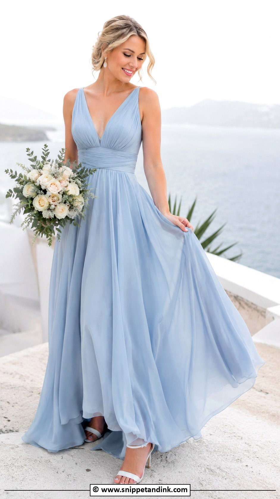 Blue Wedding Dress - Snippet and Ink - 30 Unconventional Wedding Dress Ideas