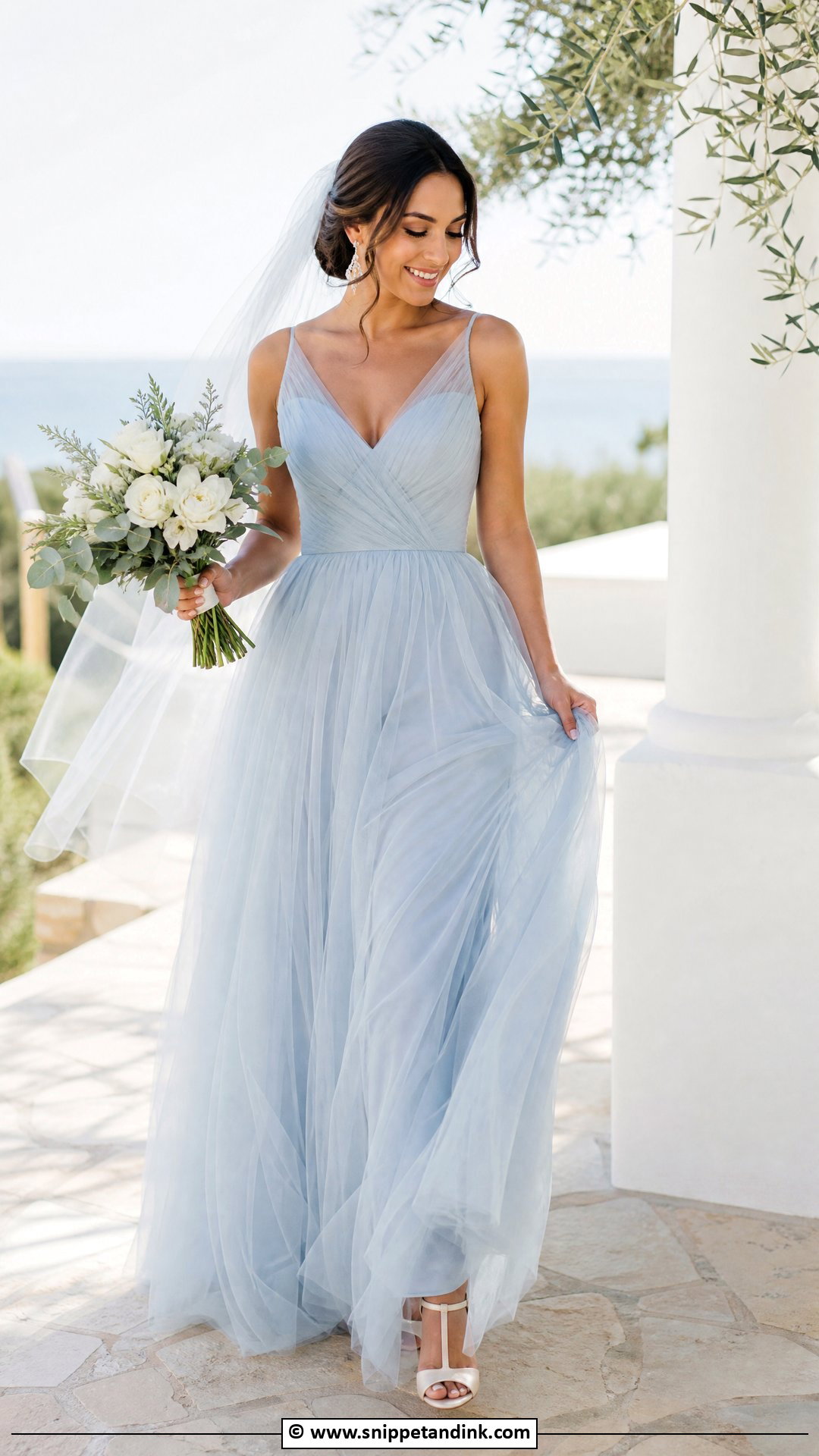Blue Wedding Dress - Snippet and Ink - 35 2025 Wedding Dresses