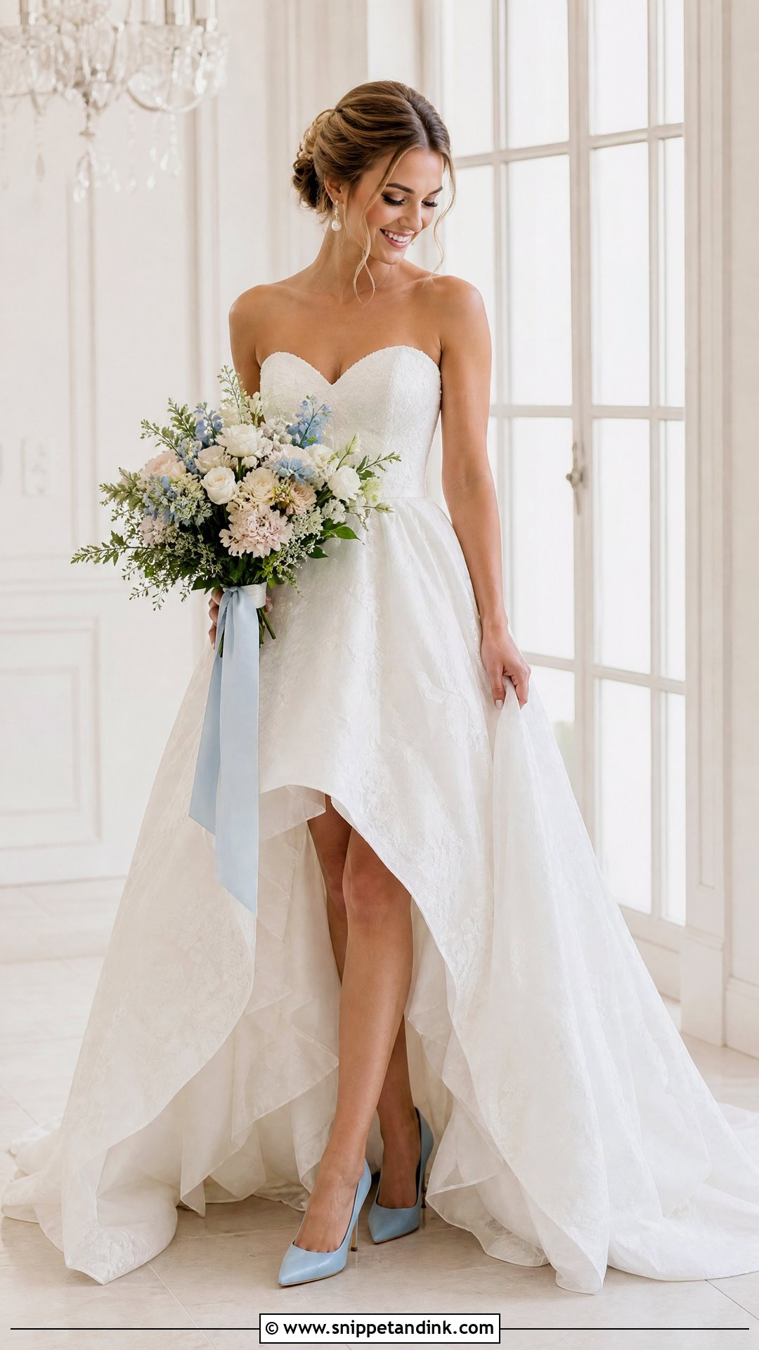 Blue Wedding High Heels - Snippet and Ink - 25 Wedding High Heels Ideas