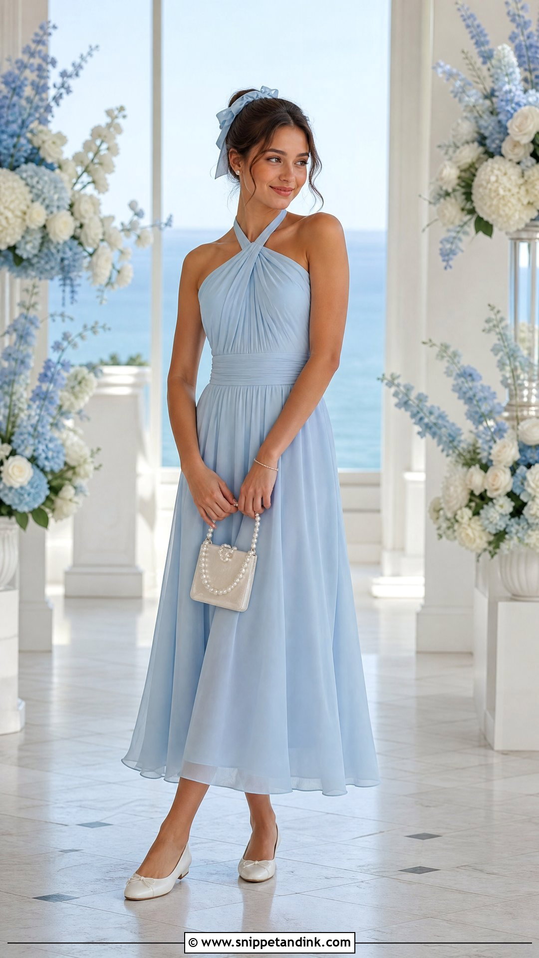 Blue Wedding Outfit - Snippet and Ink - 25 Girls Wedding Outfit Ideas