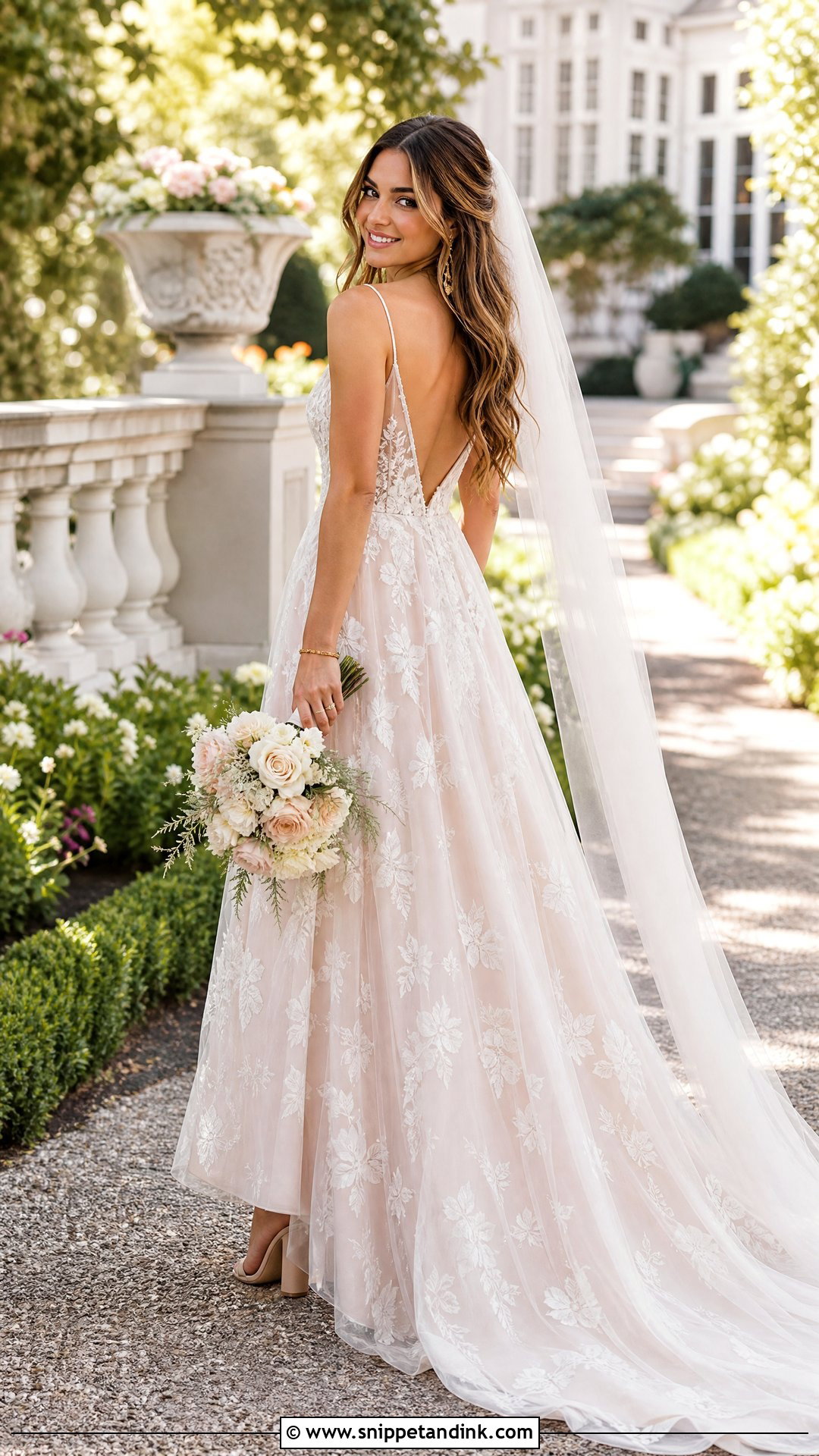 Blush Boho Wedding Dress - Snippet and Ink - 20 Wedding Dress Inspiration Boho Ideas