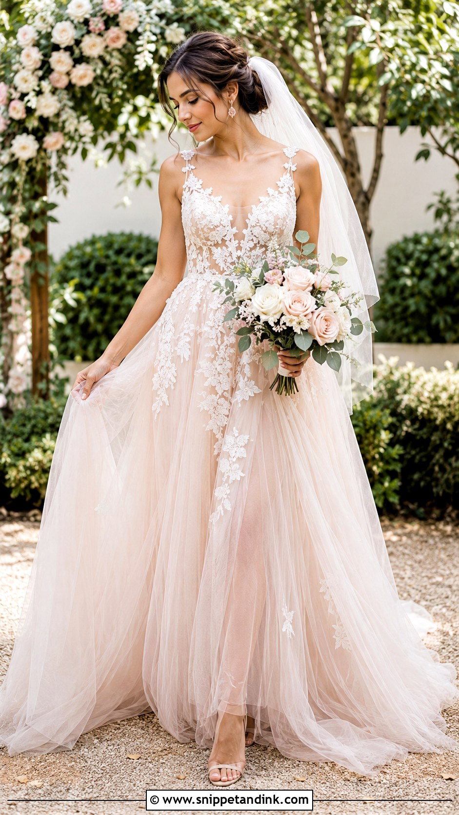 Blush Bridal Gown - Snippet and Ink - 20 2024 Bridal Gowns