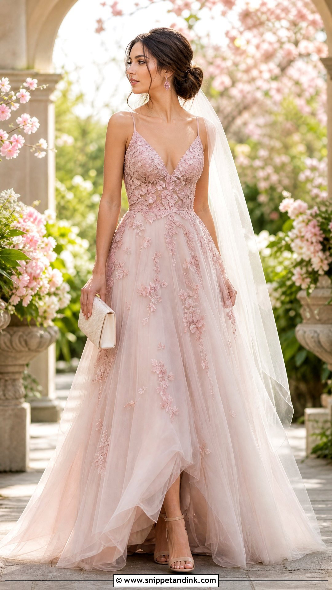 Blush Indie Wedding Dress - Snippet and Ink - 25 Indie Wedding Dress Ideas