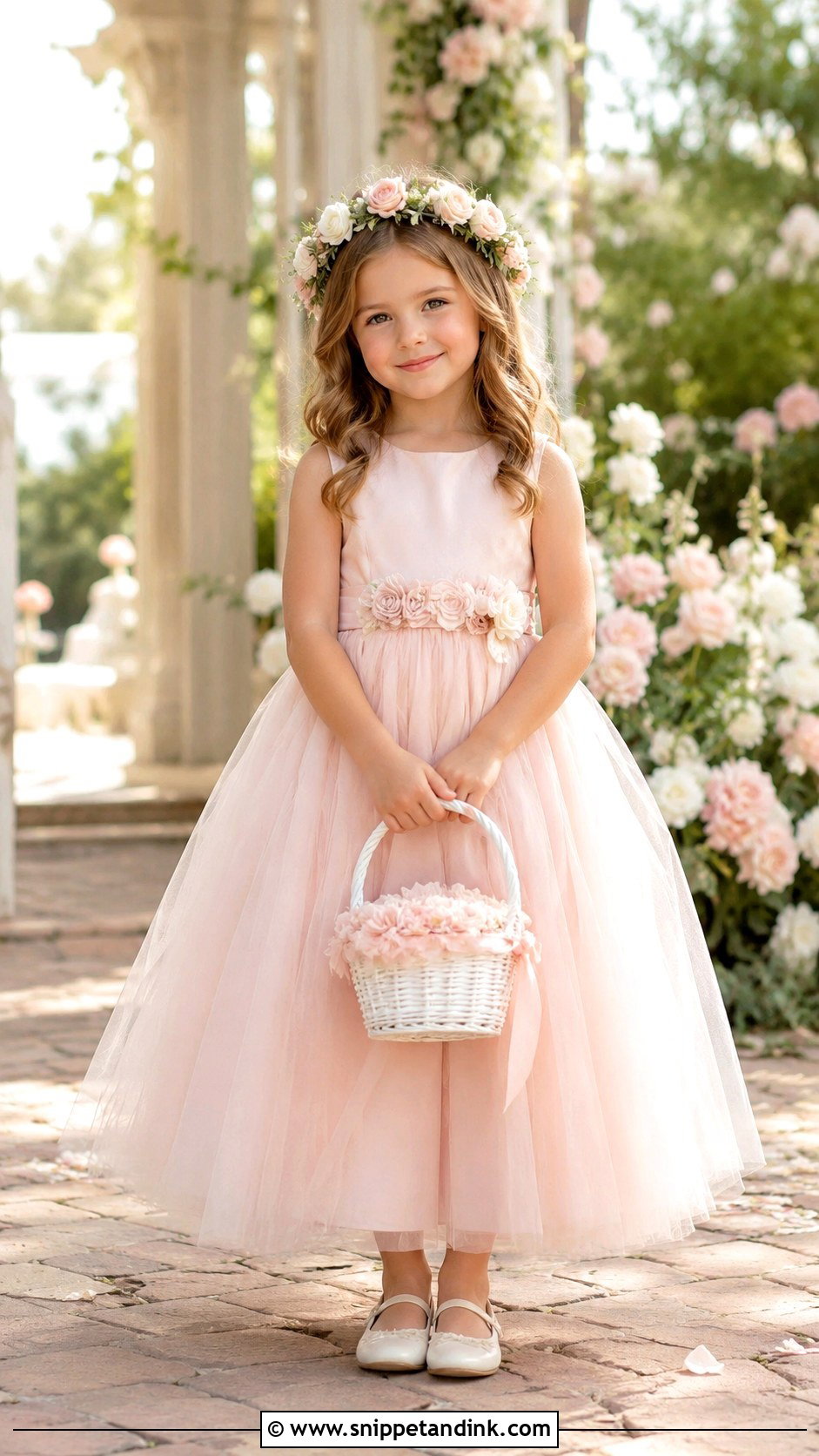 Blush Little Bride Gown - Snippet and Ink - 25 Little Bride Gown Styles
