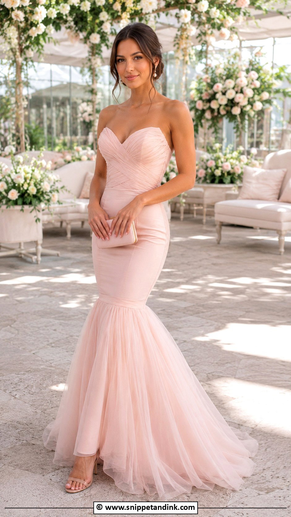 Blush Mermaid Dress - Snippet and Ink - 30 Mermaid Dresses