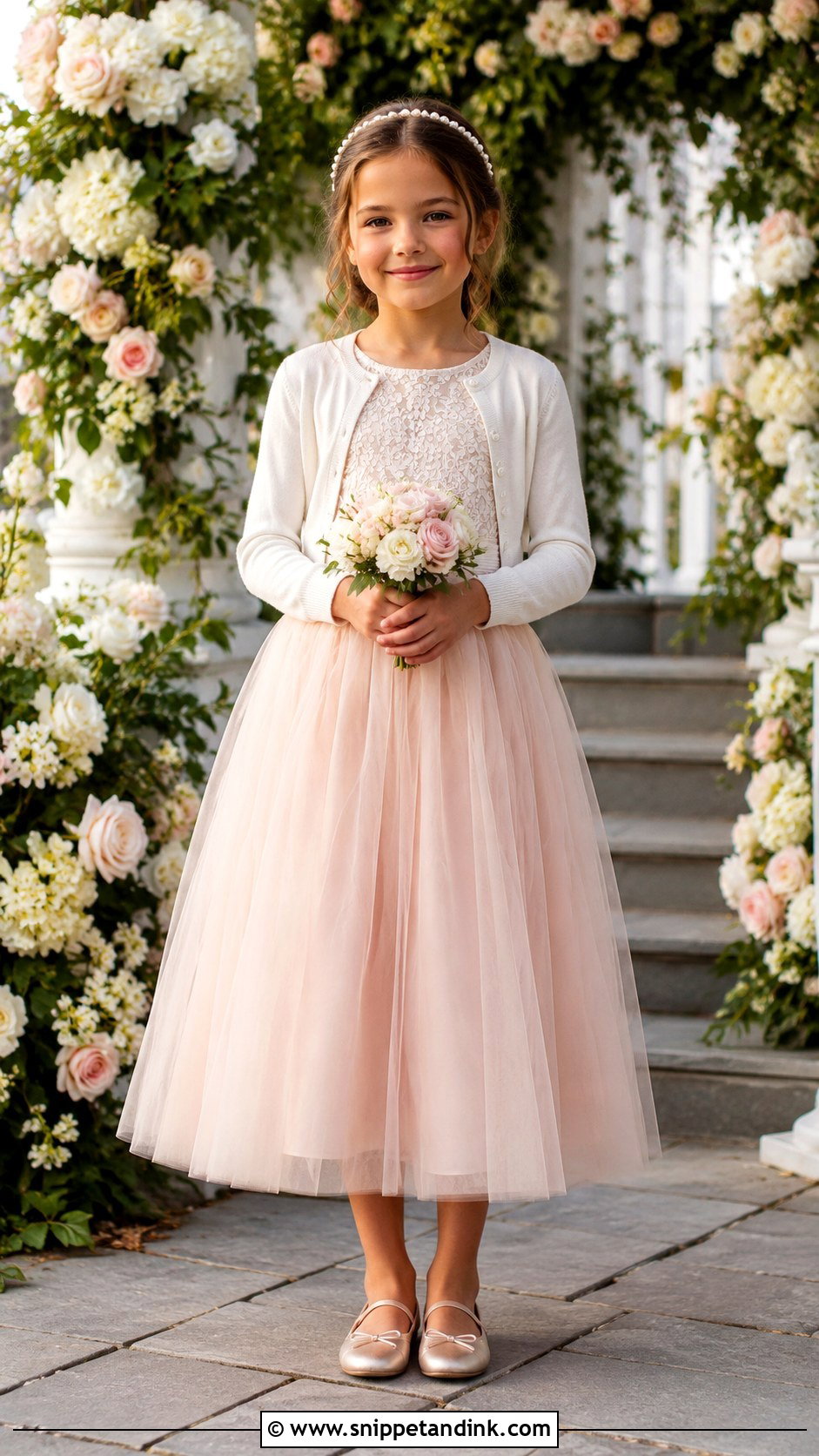 Blush Mini Bride Dress Outfit - Snippet and Ink - 20 Mini Bride Ideas
