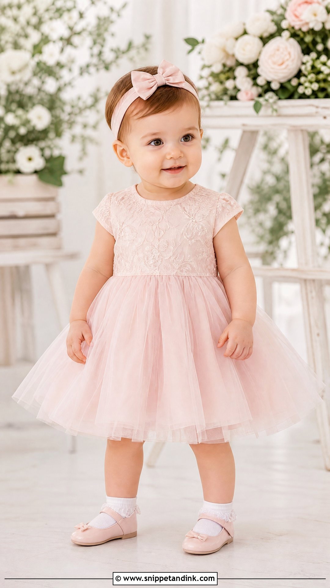Blush Pink Baby Wedding Dress - Snippet and Ink - 25 Baby Wedding Dress Ideas