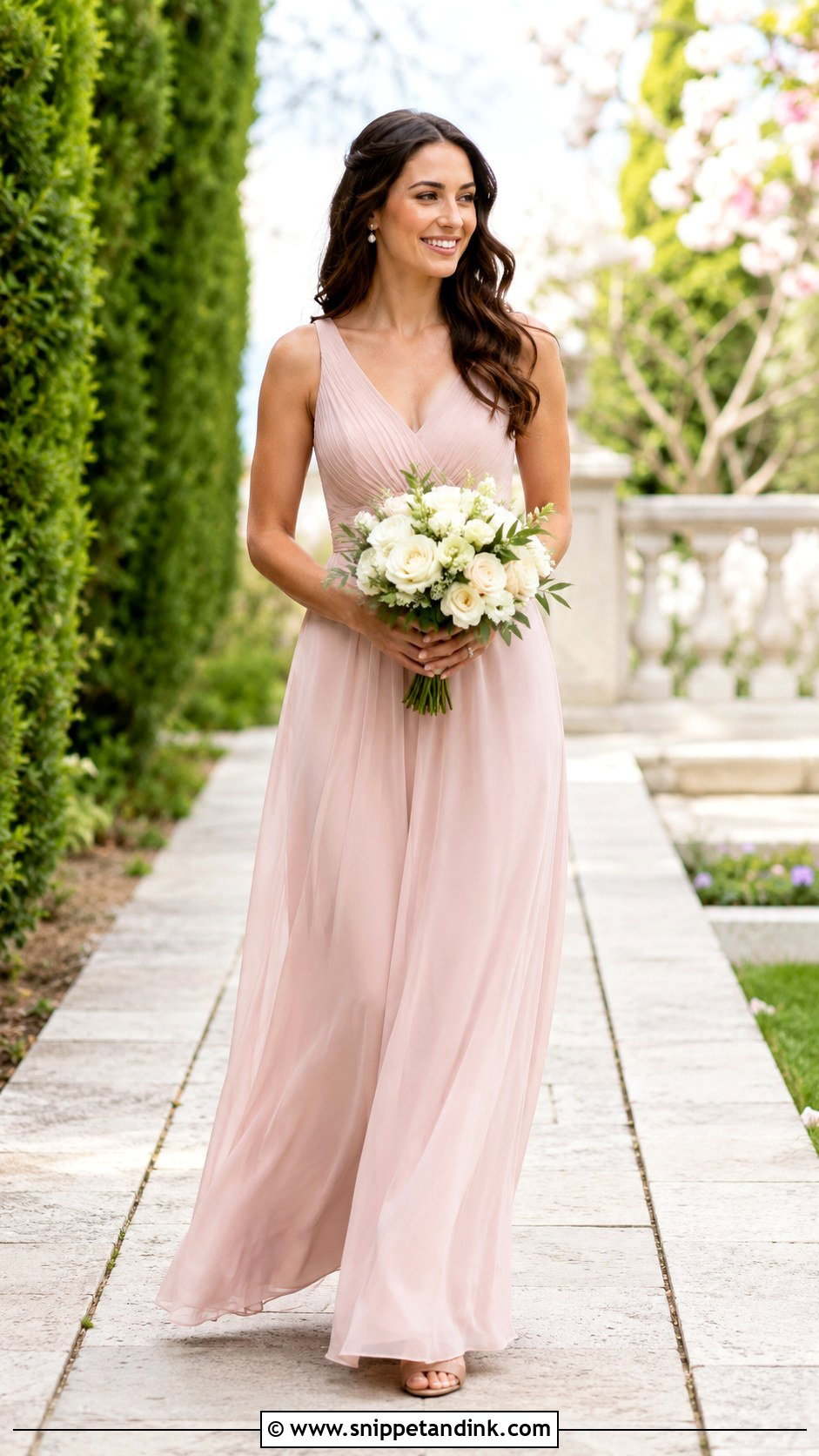 Blush Pink Bridal Party Dress - Snippet and Ink - 25 Bridal Party Dress Ideas