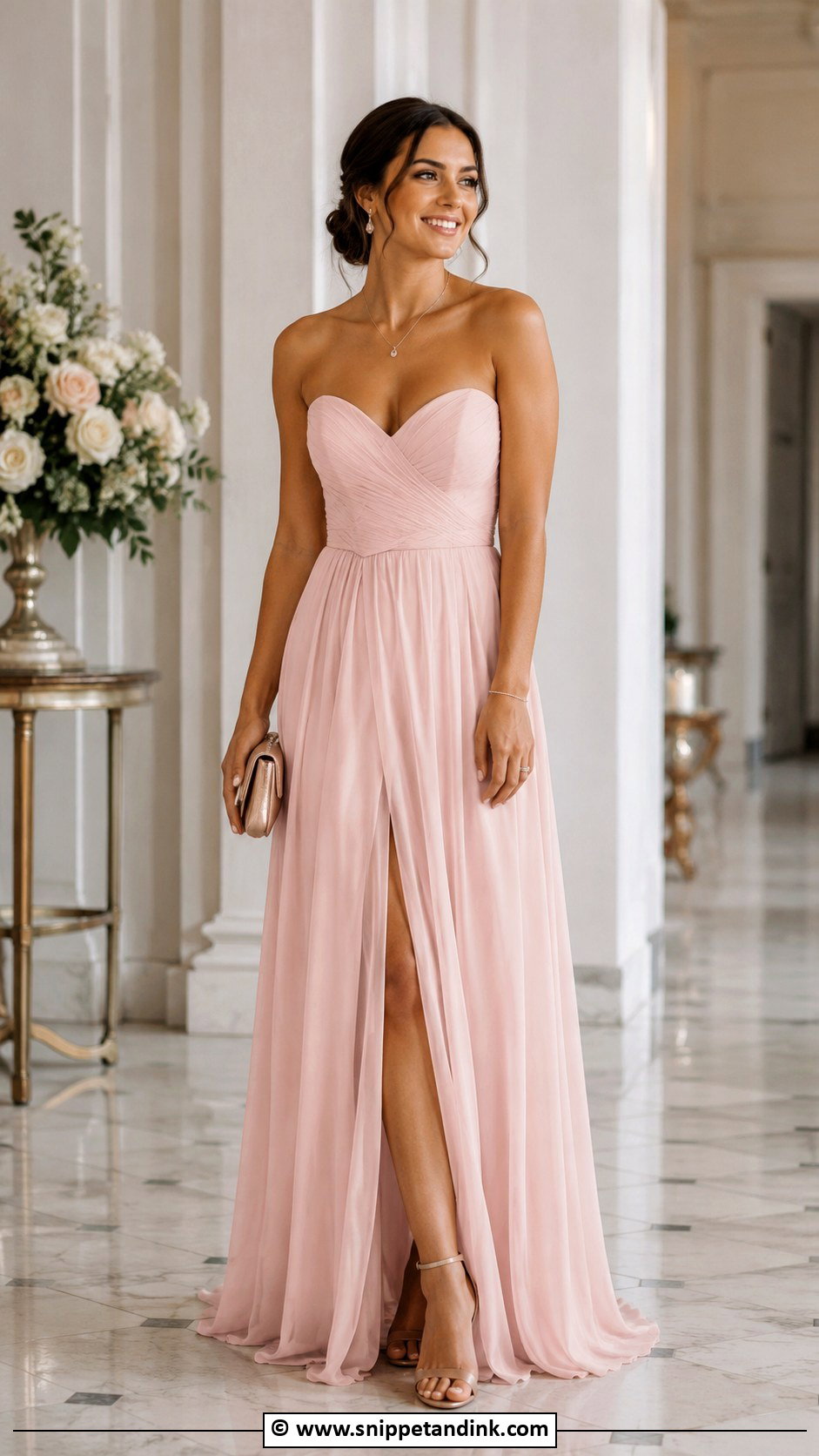 Blush Pink Bridal Party Dress - Snippet and Ink - 30 Bridal Party Dresses