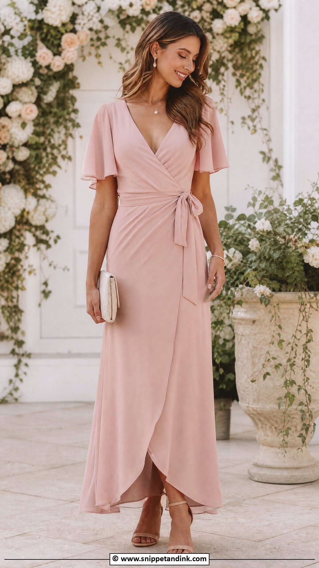 Blush Pink Bridesmaid Dress - Snippet and Ink - 30 Wedding Party Dresses