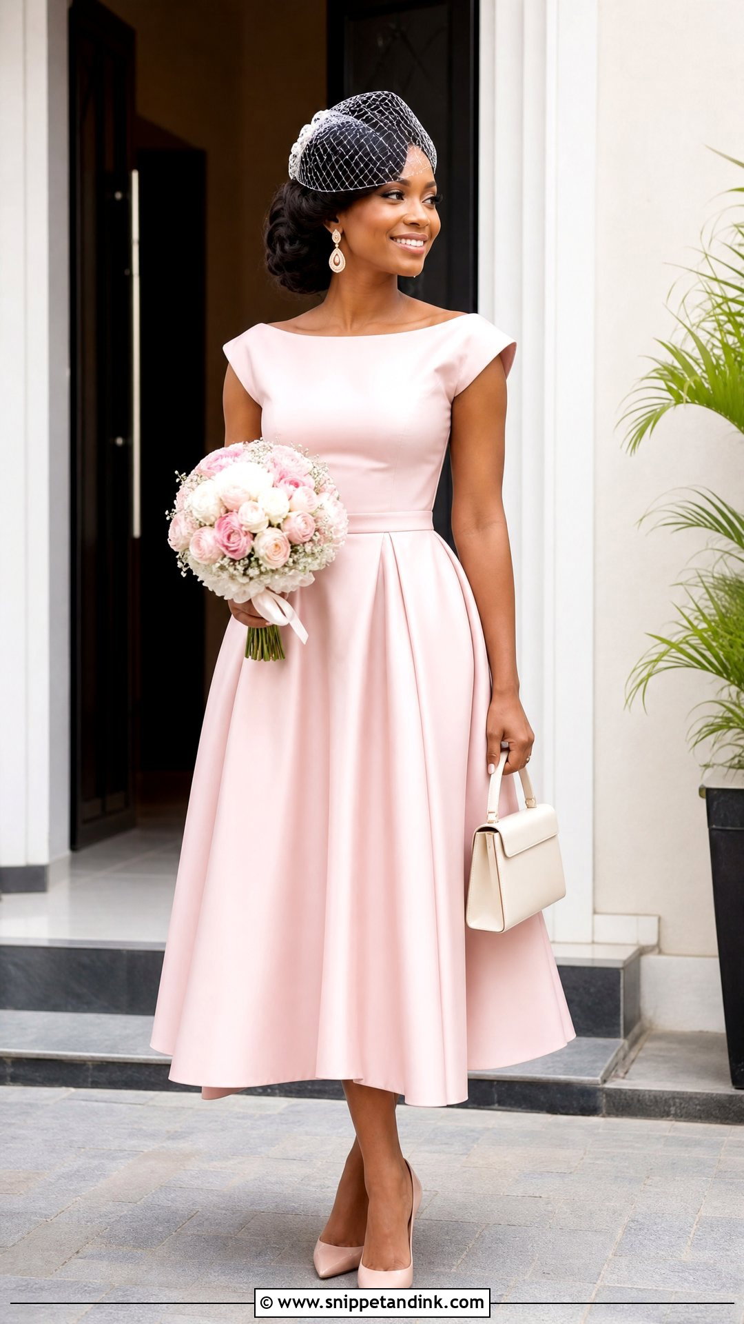 Blush Pink Court Wedding Dress - Snippet and Ink - 25 Court Wedding Dress in Nigeria Ideas