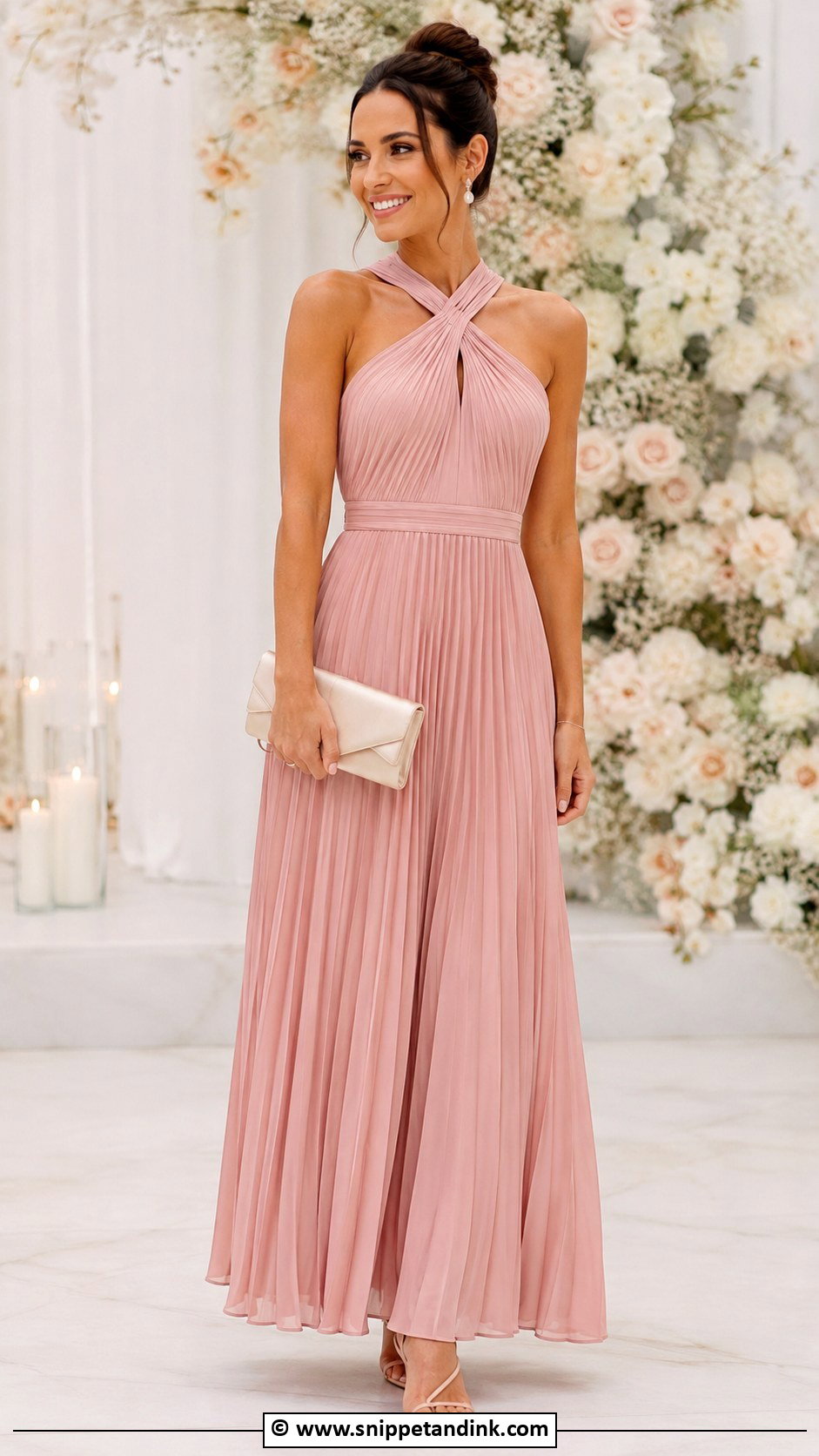 Blush Pink Dress For Sister Of The Bride - Snippet and Ink - 30 Wedding Dress Ideas for Sisters