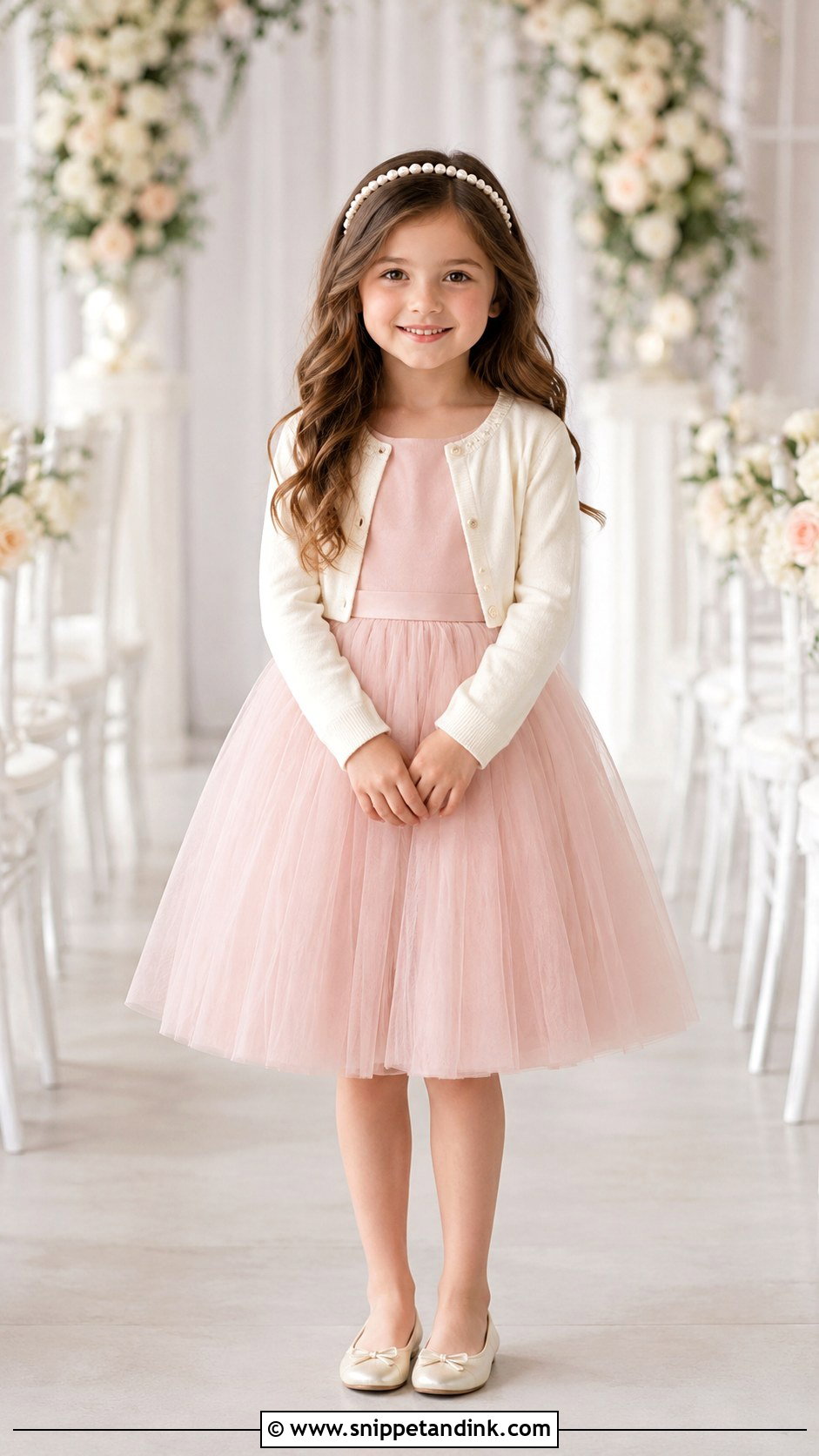 Blush Pink Kids Dress For Wedding - Snippet and Ink - 25 Kids Dresses for Weddings