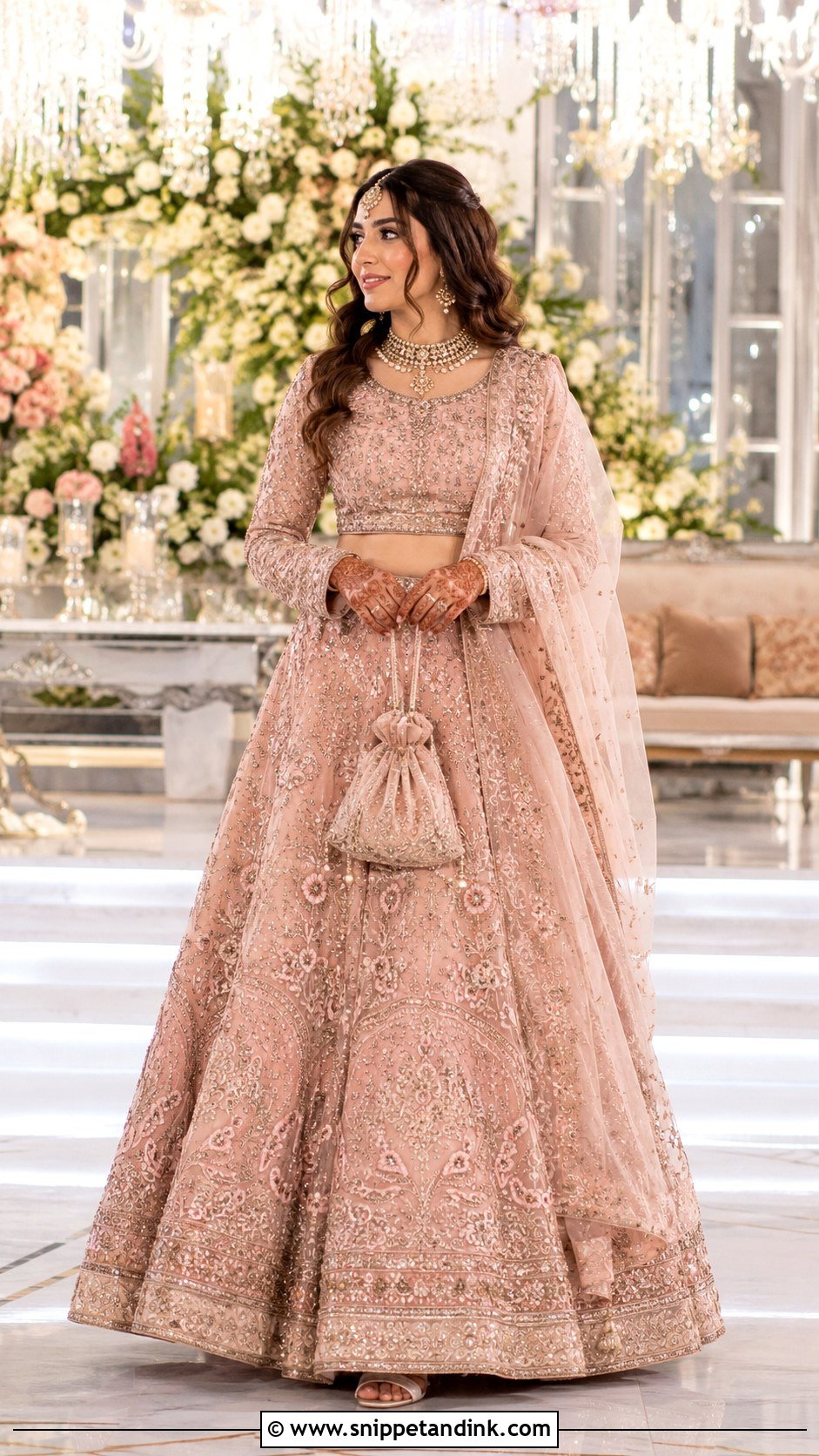Blush Pink Pakistani Bridal Dress - Snippet and Ink - 25 Pakistani Bride Dress Ideas