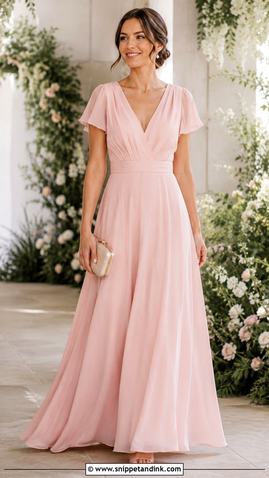 Blush Pink Principal Sponsors Gown - Snippet and Ink - 25 Principal Sponsors Gown Ideas
