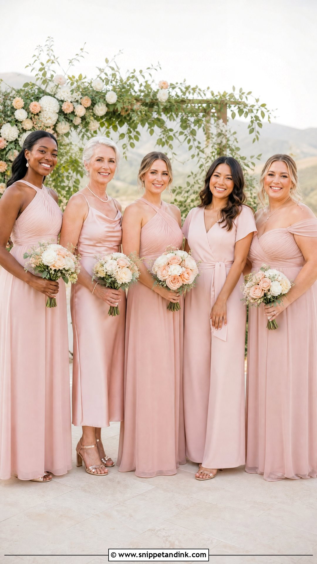 Blush Pink Wedding Party Attire - Snippet and Ink - 20 Wedding Party Attire Ideas
