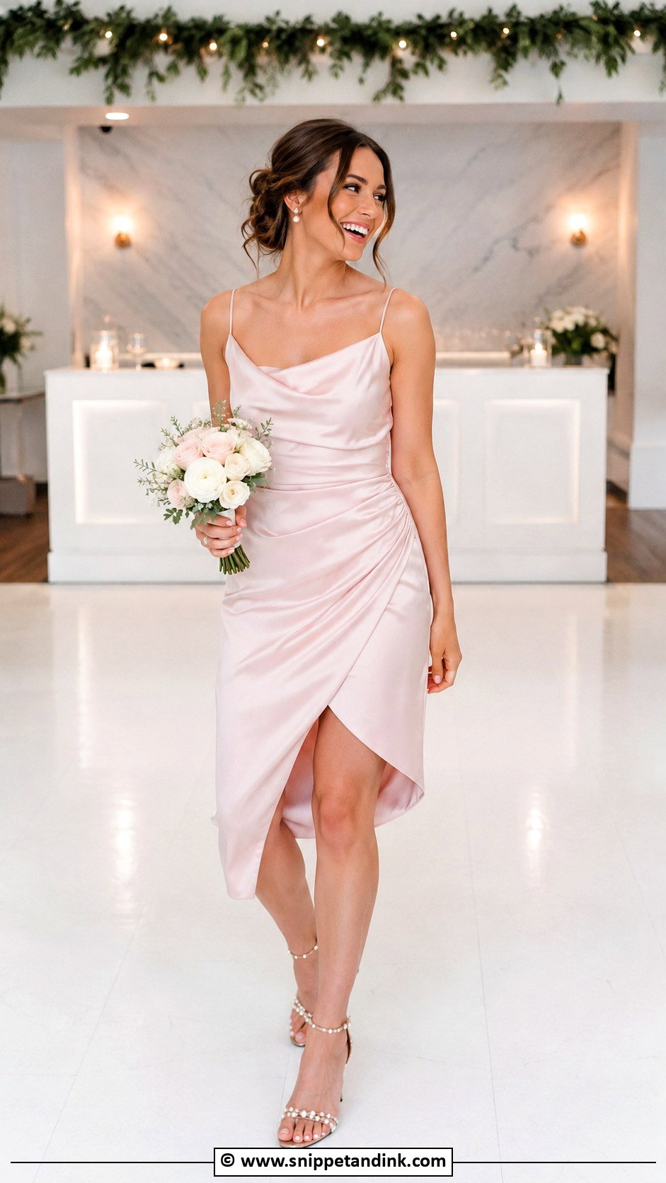 Blush Reception Wedding Dress - Snippet and Ink - 30 Blush Wedding Dress Ideas