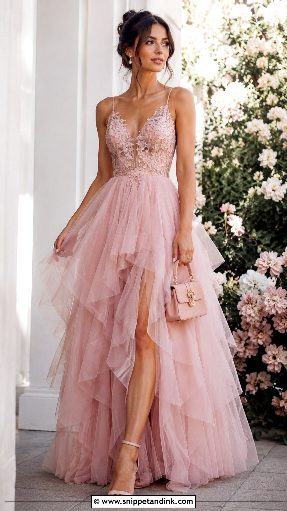Blush Rose Princess Gown - Snippet and Ink - 20 Fairy Tale Gown Ideas