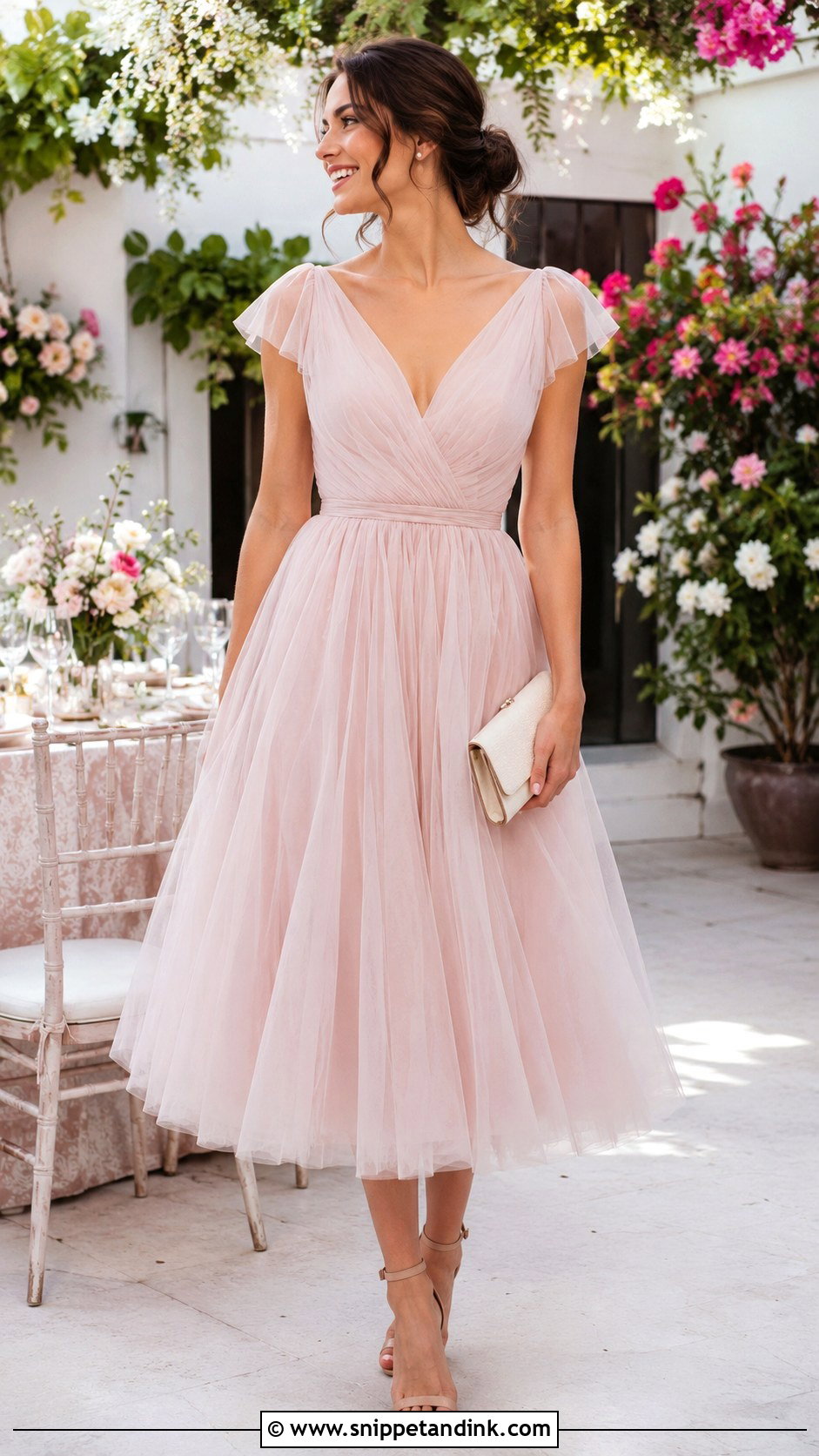 Blush Second Wedding Dress - Snippet and Ink - 25 Second Wedding Dresses