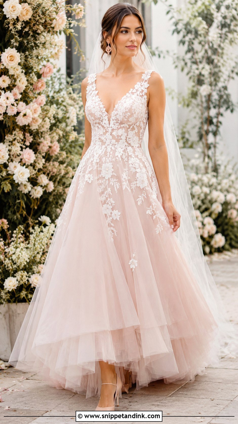 Blush Tulle Wedding Dress - Snippet and Ink - 20 Dream Wedding Dresses Ideas the Bride