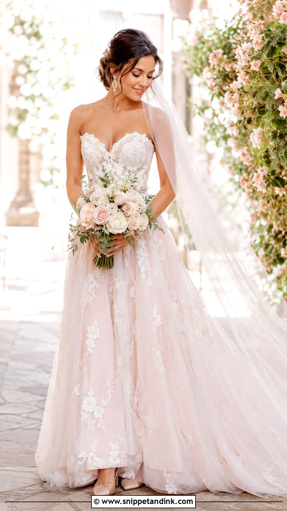 Blush Wedding Gown - Snippet and Ink - 20 Gowns Dresses for Wedding