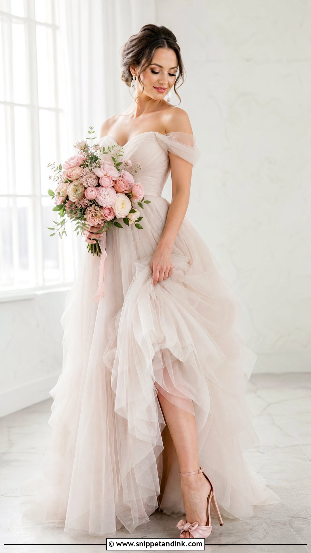 Blush Wedding High Heels - Snippet and Ink - 25 Wedding High Heels Ideas
