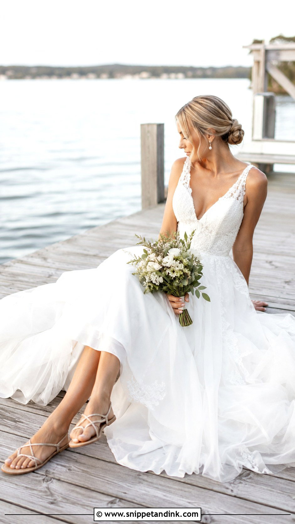 Boat Dock Trash The Dress Photoshoot - Snippet and Ink - 25 Trash the Dress Ideas