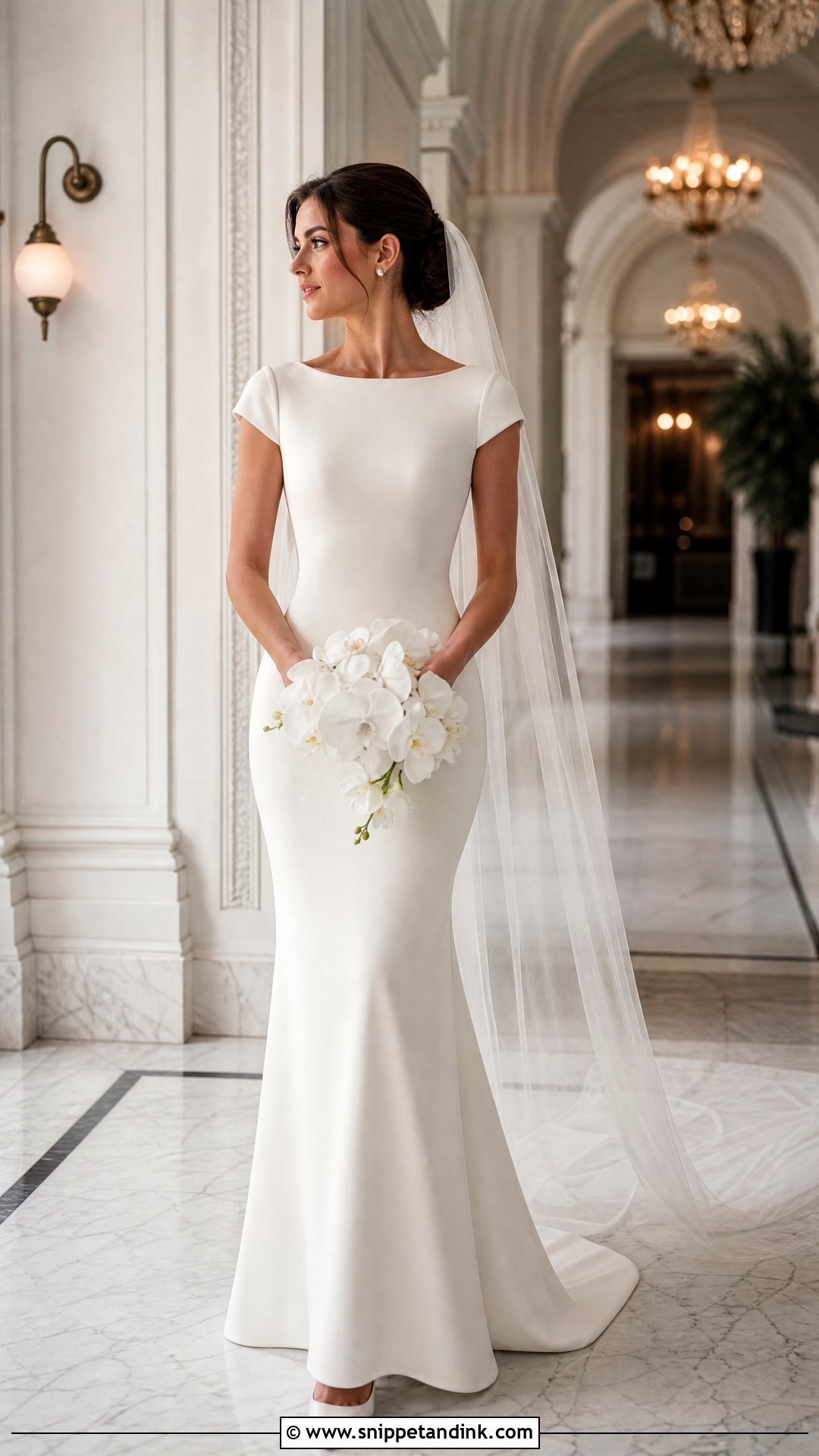 Boat Neck Mermaid Wedding Dress - Snippet and Ink - 25 Simple Mermaid Wedding Dress Ideas