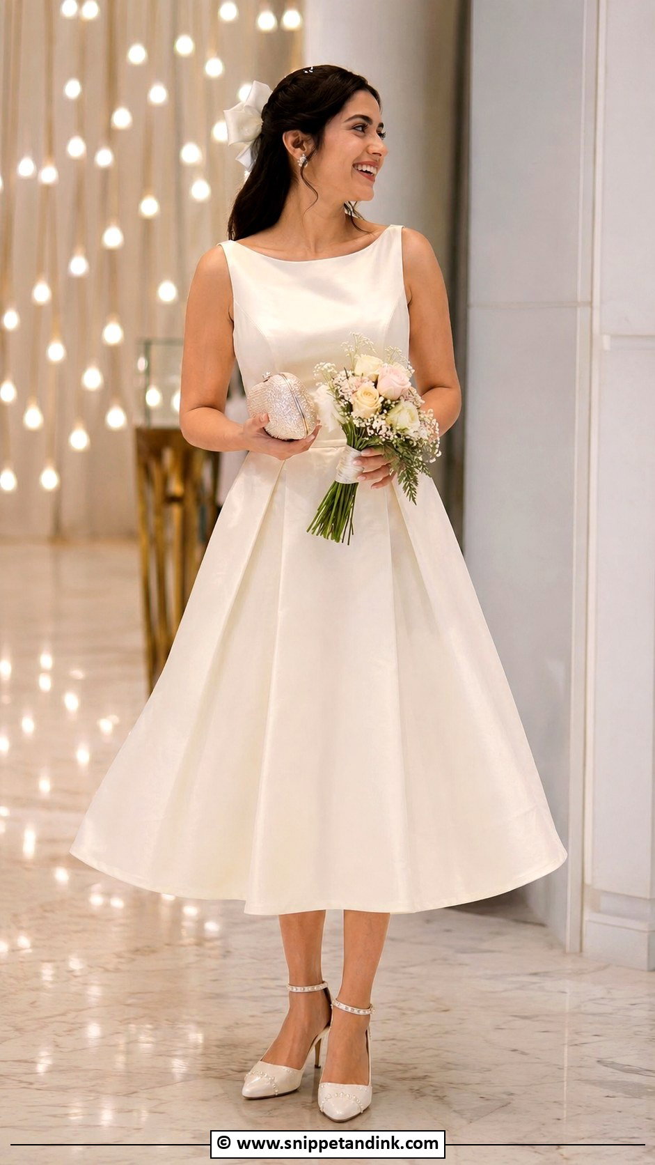 Boat Neck Reception Wedding Dress - Snippet and Ink - 30 Boat Neck Wedding Dress Ideas