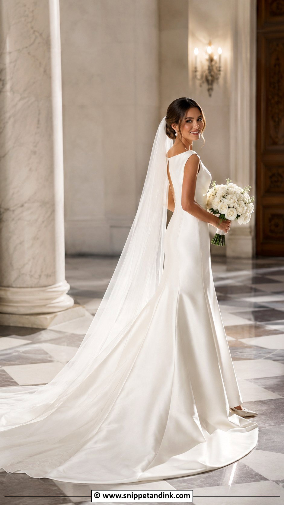 Boat Neck Wedding Dress With Train - Snippet and Ink - 30 Boat Neck Wedding Dress Ideas