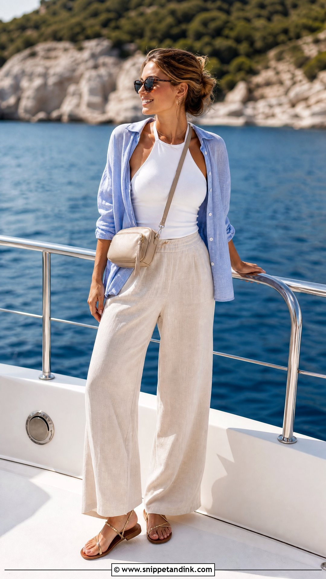 Boat Trip Honeymoon Outfit - Snippet and Ink - 20 Outfit for Honeymoon Ideas