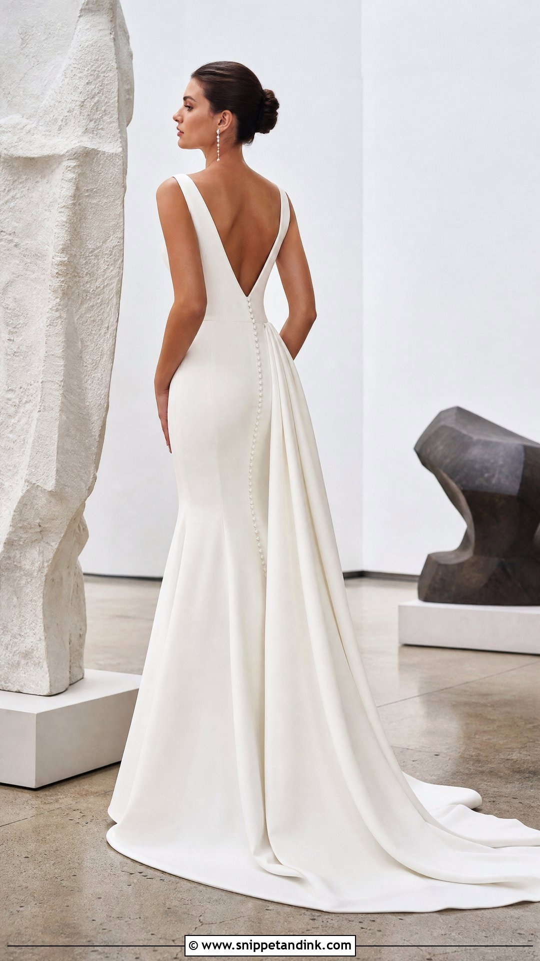 Boatneck Mermaid Wedding Gown - Snippet and Ink - 20 Boatneck Wedding Gown Ideas