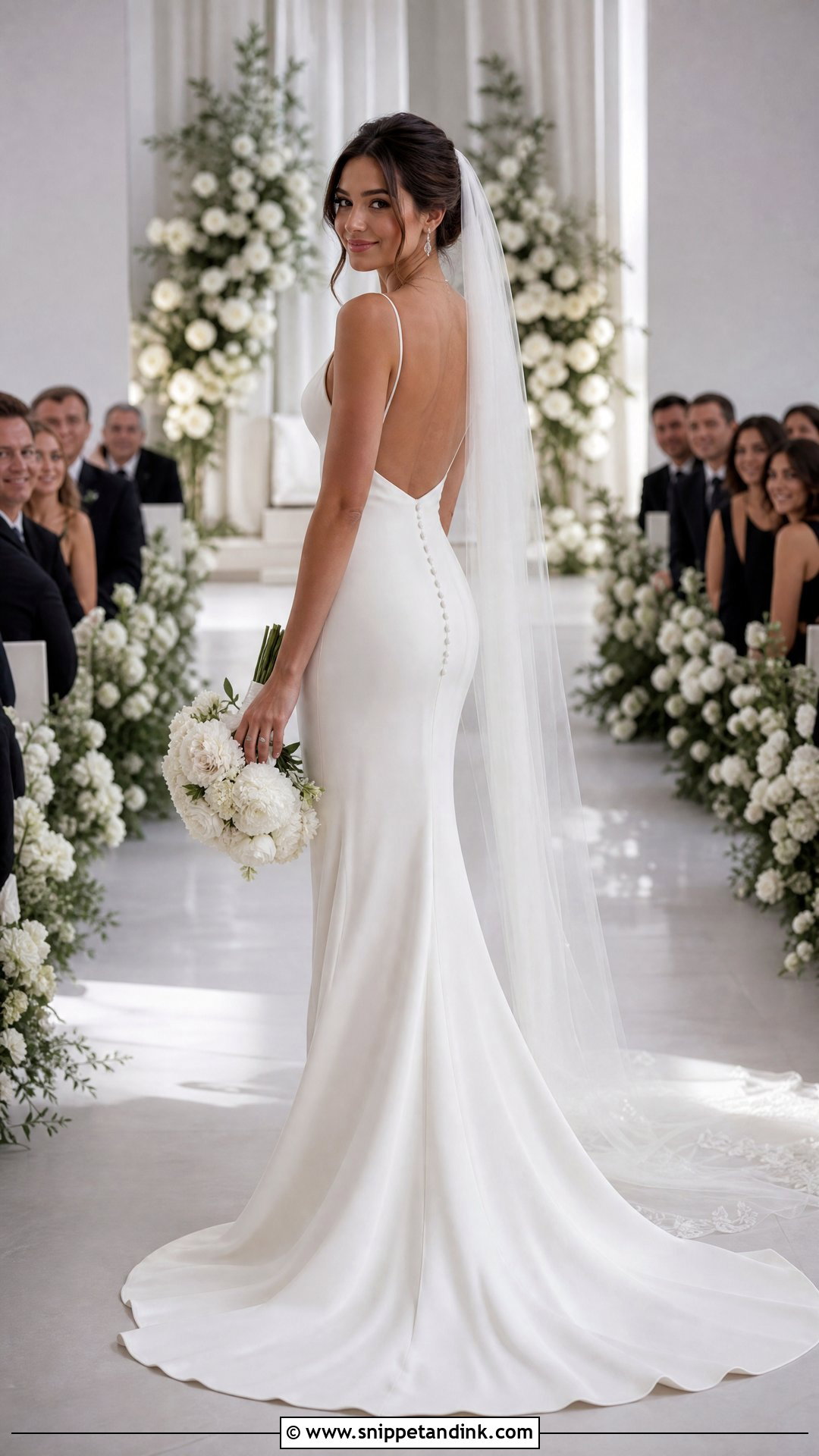 Bodycon Wedding Dress With Train - Snippet and Ink - 25 Bodycon Wedding Dress Ideas
