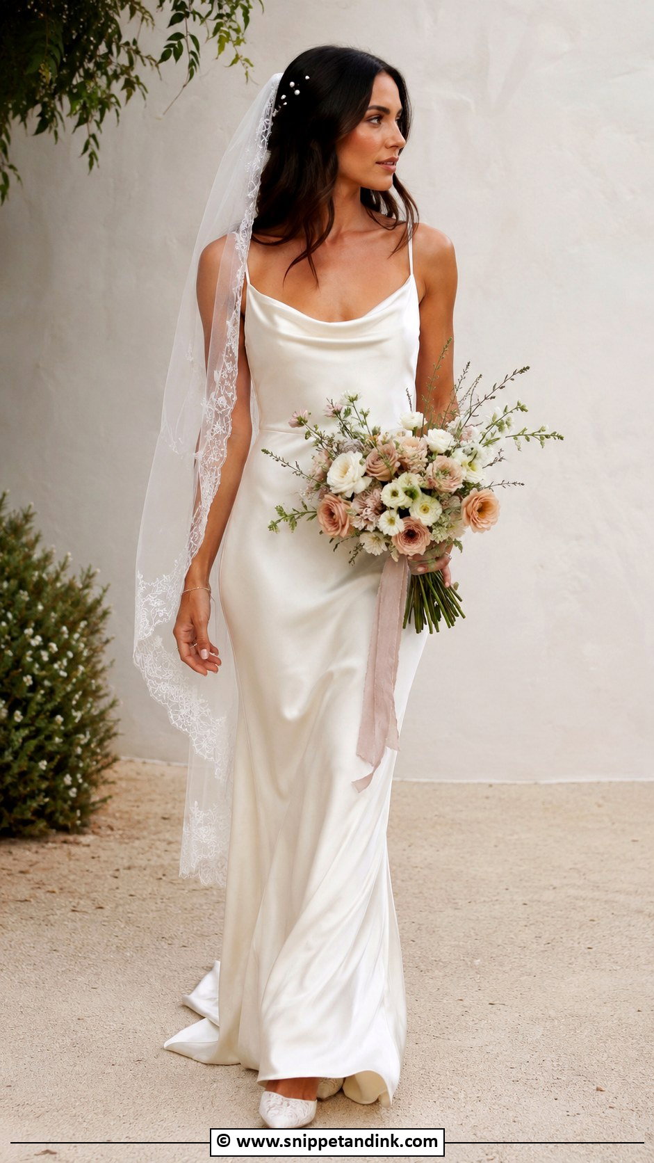 Bohemian High Neck Wedding Dress - Snippet and Ink - 30 Bohemian Wedding Dress Ideas