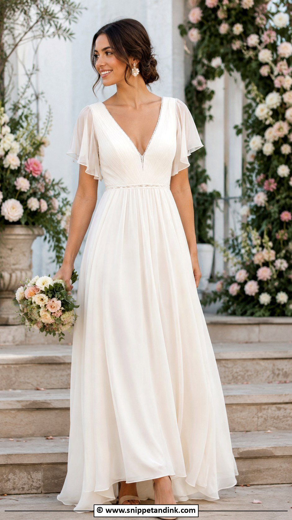 Bohemian Slip Wedding Dress - Snippet and Ink - 30 Bohemian Wedding Dress Ideas