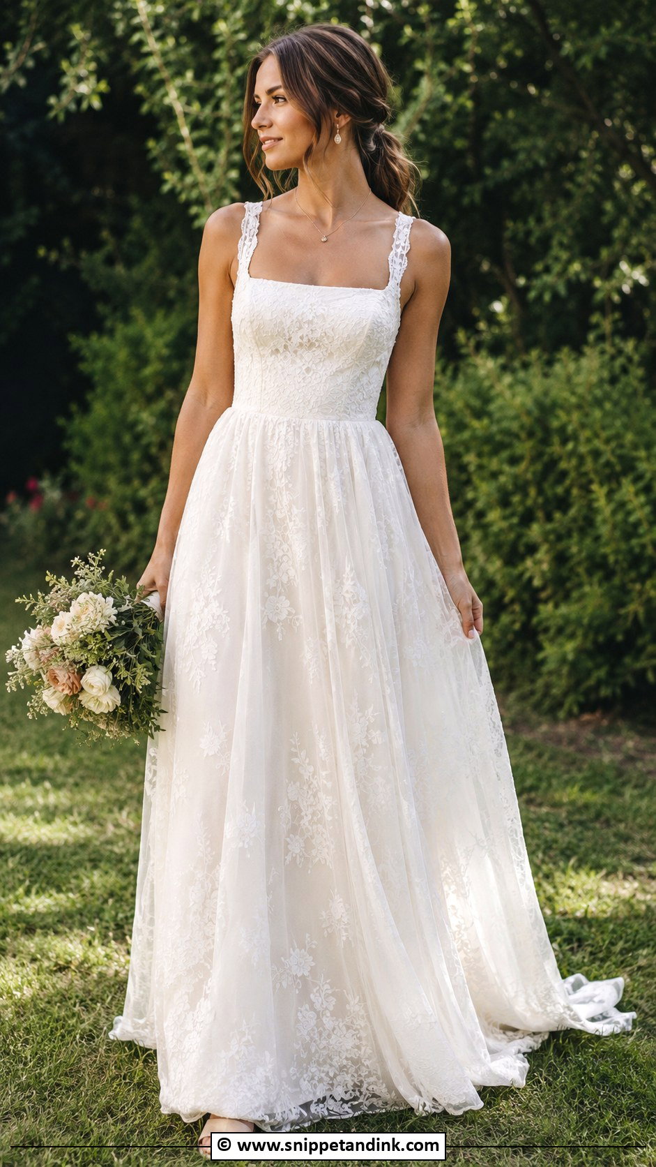 Bohemian Tulle Wedding Dress - Snippet and Ink - 30 Bohemian Wedding Dress Ideas