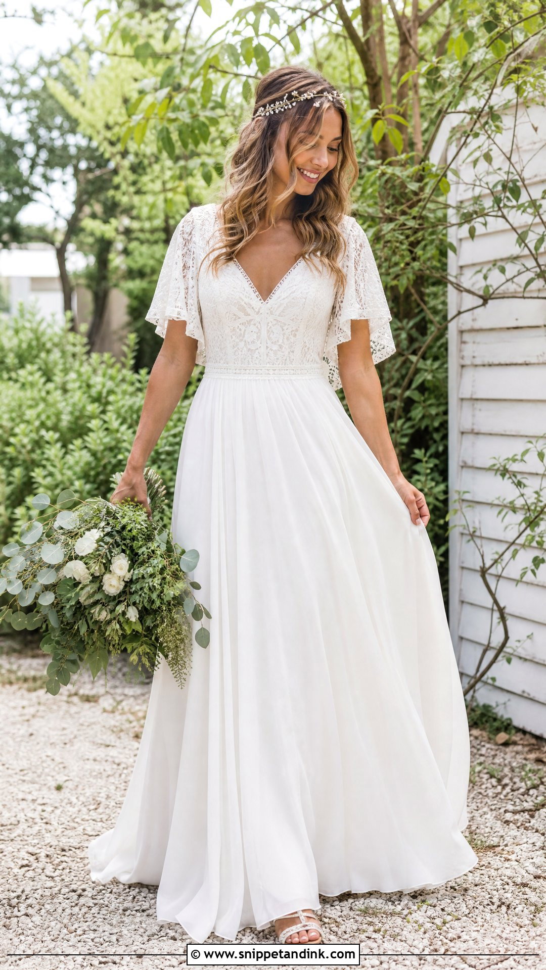 Boho A Line Wedding Dress - Snippet and Ink - 25 Romantic a Line Wedding Dress Ideas