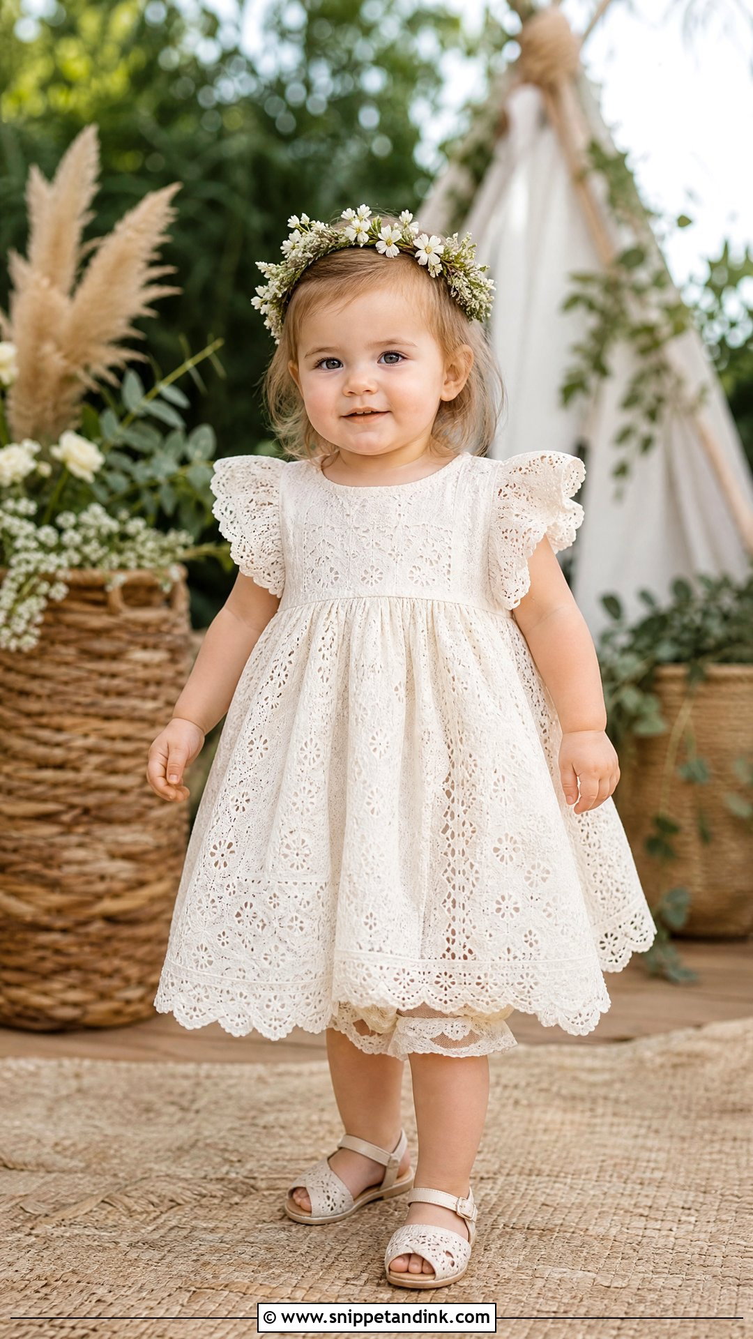 Boho Baby Girl Wedding Dress - Snippet and Ink - 25 Baby Girl Wedding Dress Ideas