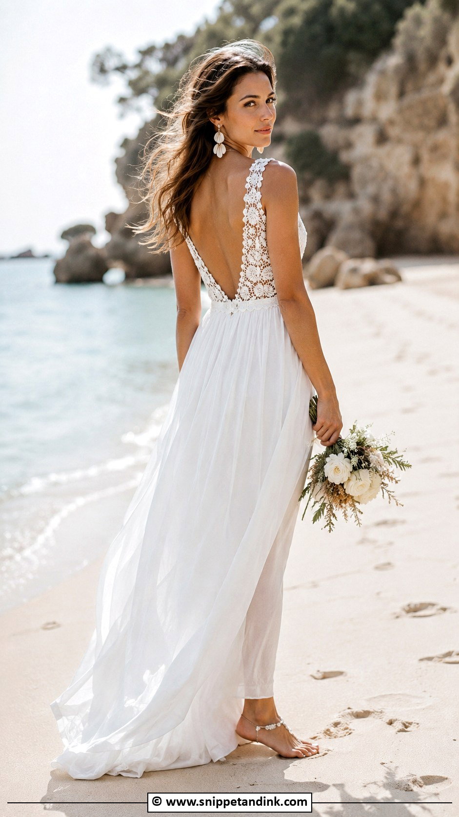Boho Beach Wedding Dress - Snippet and Ink - 30 Boho Wedding Dresses