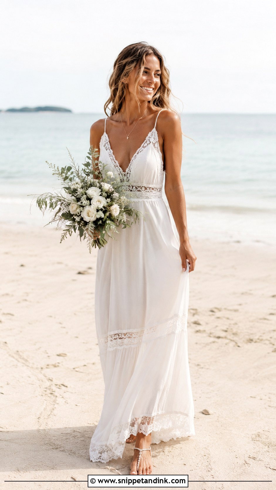 Boho Beach Wedding Dress - Snippet and Ink - 25 Boho Romantic Wedding Dress Ideas