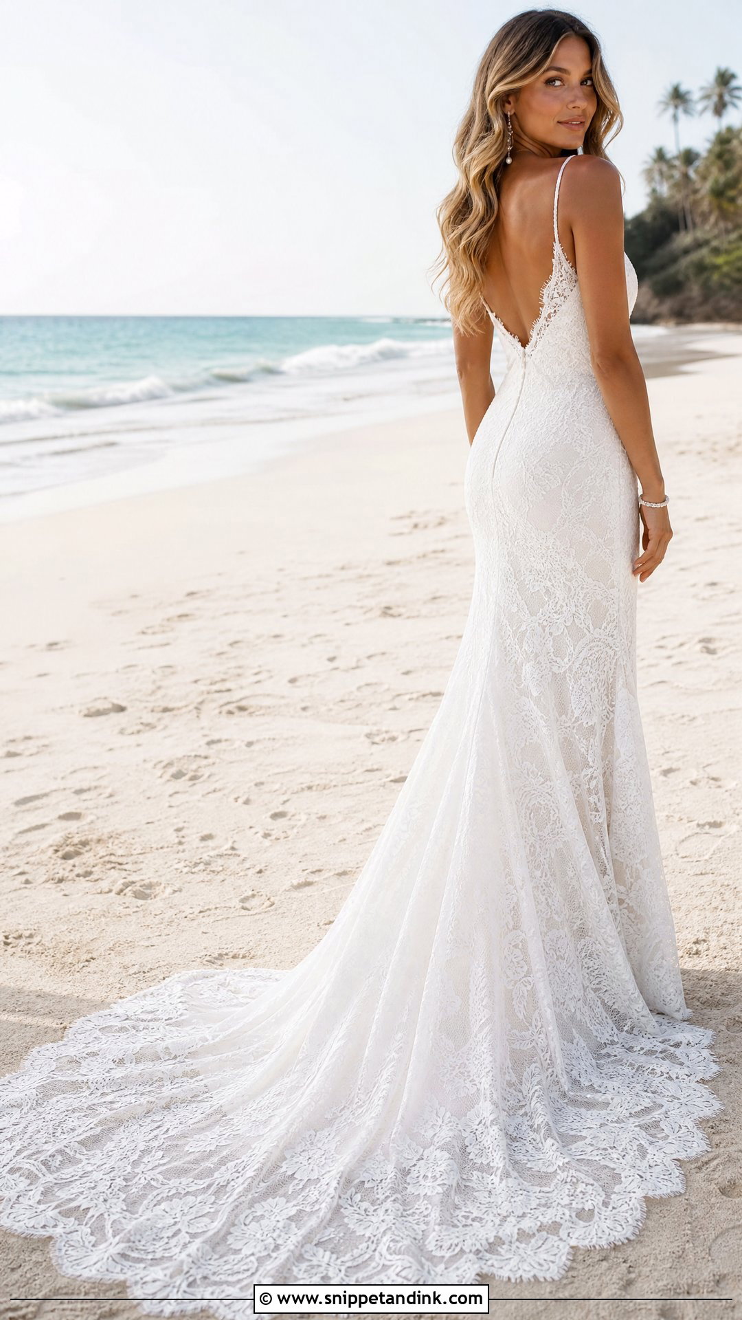 Boho Beach Wedding Dress With Train - Snippet and Ink - 25 Beach Wedding Dress Boho Ideas