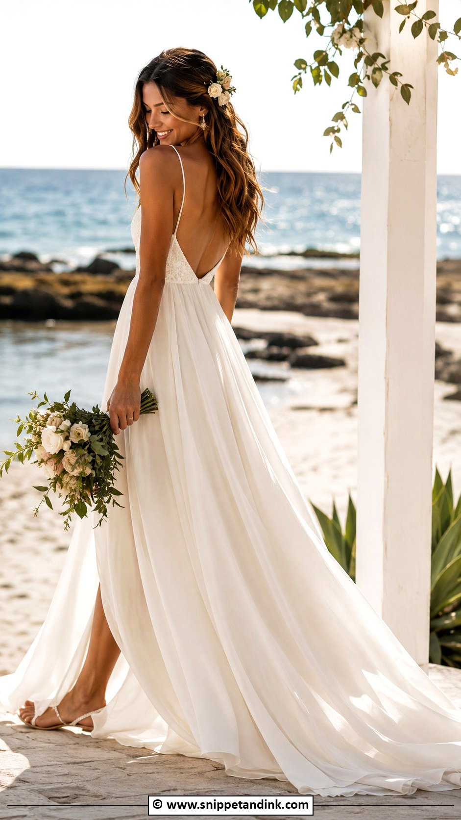Boho Beach Wedding Dress - Snippet and Ink - 25 Boho Chic Wedding Dress Ideas