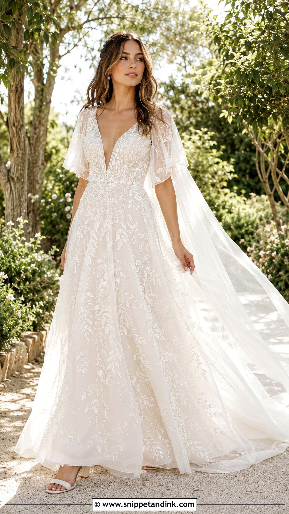 Boho Beaded Wedding Gown - Snippet and Ink - 20 Beaded Bridal Gown Ideas