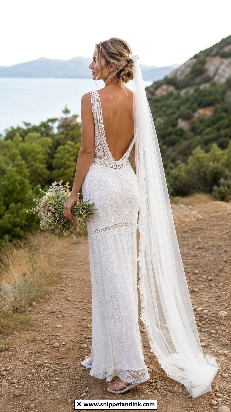 Boho Bridal Dress With Sheath Silhouette - Snippet and Ink - 30 Boho Bridal Dress Ideas