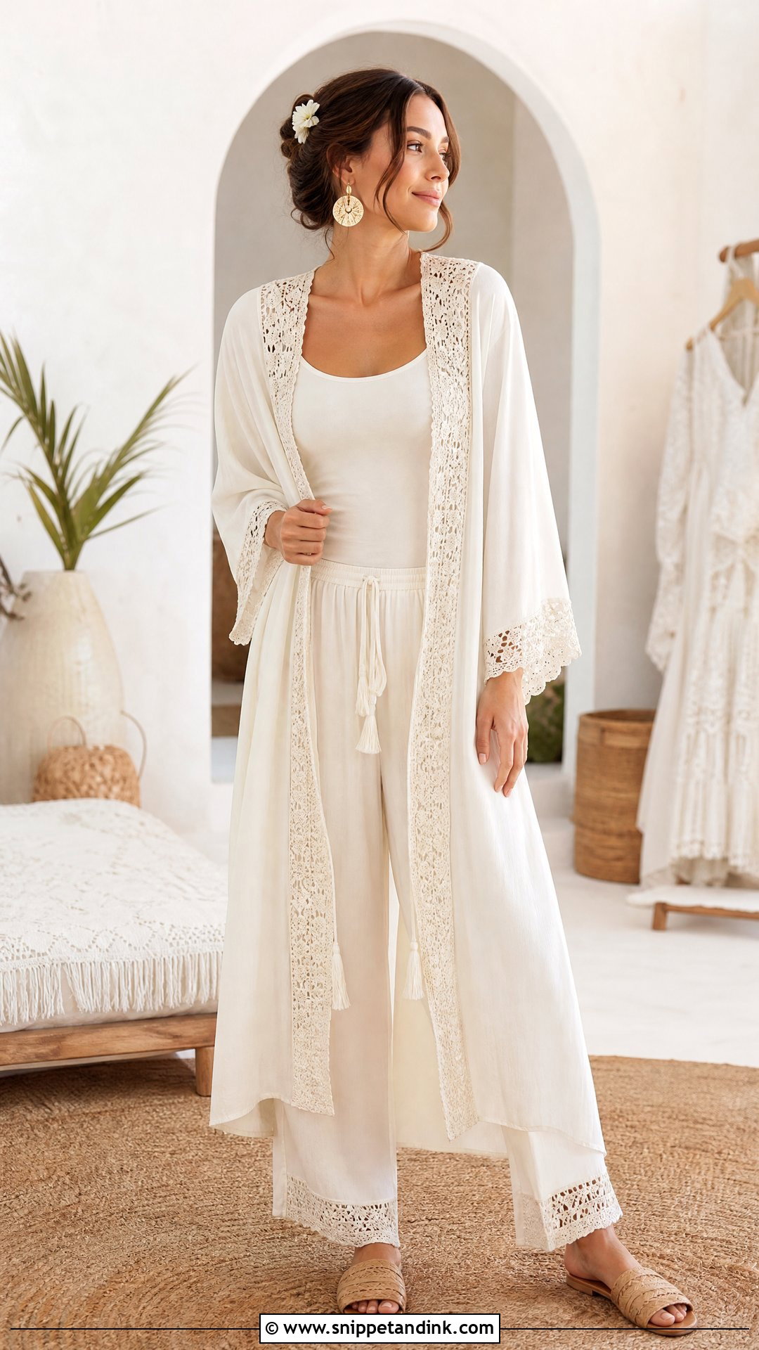 Boho Bridal Robe - Snippet and Ink - 20 Robe for Bride Ideas