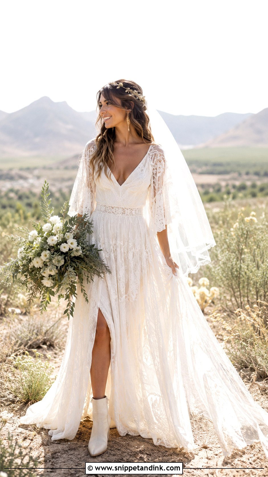 Boho Bride Look - Snippet and Ink - 20 Cute Bride Ideas