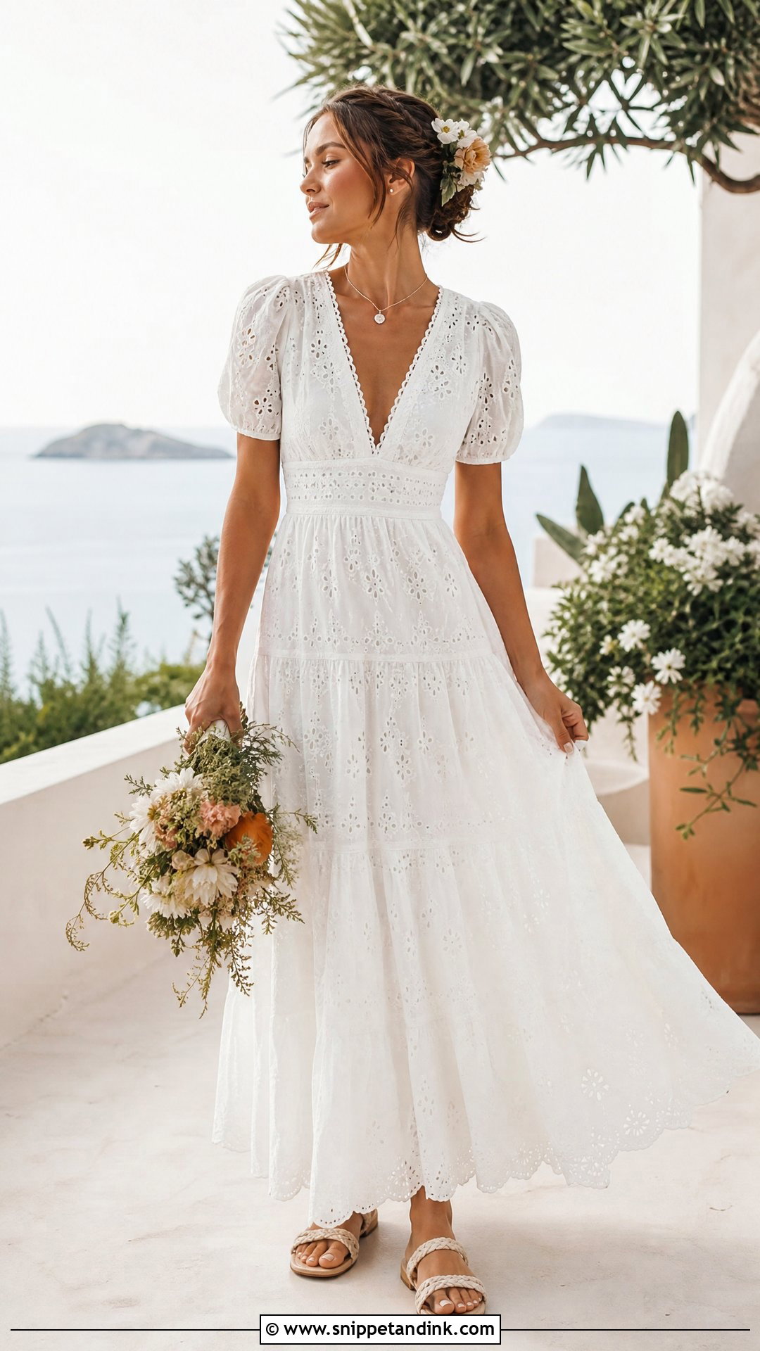 Boho Cotton Eyelet Wedding Dress - Snippet and Ink - 25 Unique Wedding Dresses Boho