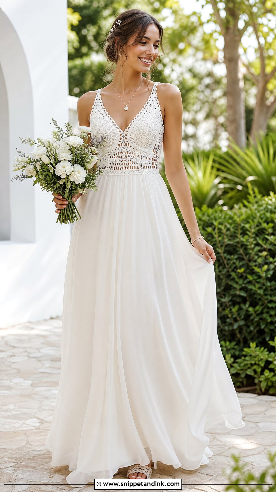 Boho Crochet Bodice Wedding Dress - Snippet and Ink - 25 Unique Wedding Dresses Boho