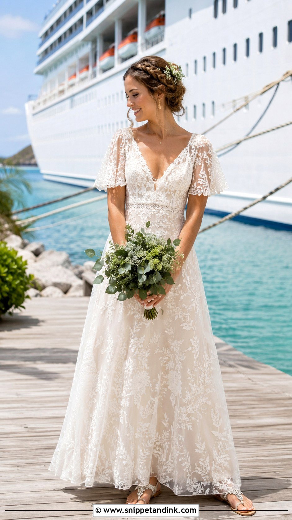 Boho Cruise Wedding Dress - Snippet and Ink - 20 Cruise Wedding Dress Ideas